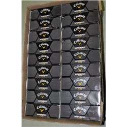 FLAT OF CALLAWAY WARBIRD PLUS RECLAIMED GOLF BALLS