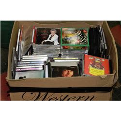 BOX FULL OF ASSORTED CD'S