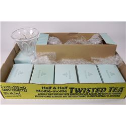 FLAT OF PARTYLITE HOLDERS W/6 BOXES OF VOTIVE