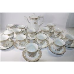 TWO FLATS OF NEW 50TH ANNIVERSARY CUPS/SAUCERS &