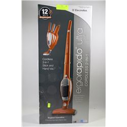 ELECTROLUX CORDLESS 2 IN 1 STICK VAN AND HAND VAC