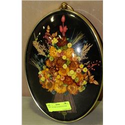 VINTAGE DRY FLOWER PICTURE