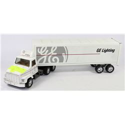 ERTL GE LIGHTING SEMI AND TRAILER