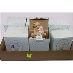 FLAT OF 6 NEW CHERISHED TEDDY'S FROM GIFTSHOP