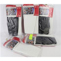 LOT OF 5 UNISEX ATHLETIC MEDICAL GRADE COMPRESSION SOCKS XS