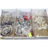 Image 1 : LOT OF 3 TRAYS FASHION JEWELLERY & MORE INCL
