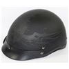 Image 1 : XL FLAT BLACK DOT APPROVED HALF HELMET