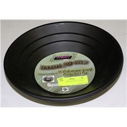 LOT OF 2 PROSPECTING 10" PANS BLACK