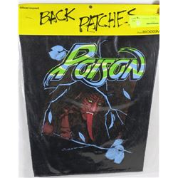 VINTAGE BACKPATCH "POISON"