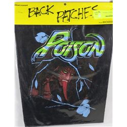 VINTAGE BACKPATCH "POISON"