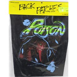 VINTAGE BACKPATCH "POISON"