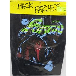 VINTAGE BACKPATCH "POISON"