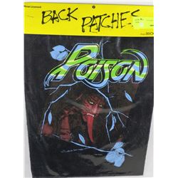 VINTAGE BACKPATCH "POISON"