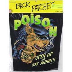 VINTAGE BACKPATCH "POISON"