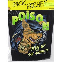 VINTAGE BACKPATCH "POISON"