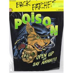 VINTAGE BACKPATCH "POISON"