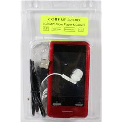 NEW COBY 8GB MP3 VIDEO PLAYER & CAMERA