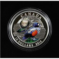2014 FINE SILVER COLOURED HARLEQUIN DUCKS CANADA
