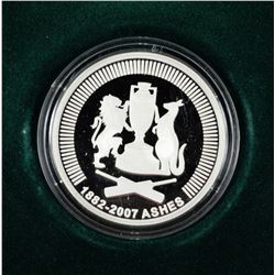 2007 FINE SILVER ROYAL AUSTRALIAN MINT THE ASHES