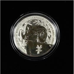2015 FINE SILVER YEAR OF THE SHEEP $10 COIN