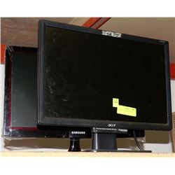 ACER AL1916W 19" MONITOR & SAMSUNG S200-300