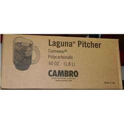 CASE OF NEW CAMBRO 1.8 LITRE PITCHERS