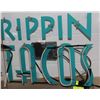 Image 1 : "RIPPIN TACO'S" NEON SIGN
