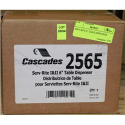 SERV-RITE 6" TABLE NAPKIN DISPENSER