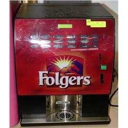 FOLGERS COIN OPERATED AUTOMATIC HOT BEVERAGE