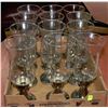 Image 1 : TRAY OF 12 CANDLE HOLDERS
