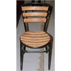 WOOD SLAT SEAT & BACK DINING CHAIRS X28
