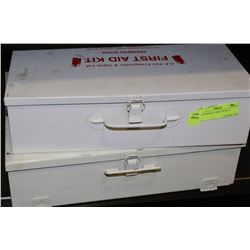 TWO PARTIAL FIRST AID KITS