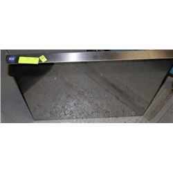 S/S WALL MOUNT MICROWAVE SHELF