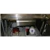 Image 1 : PREP TABLE WITH BACKSPLASH, DRAWER & COMMERCIAL