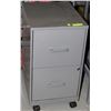 Image 1 : 2 DRAWER GREY METAL FILING CABINET