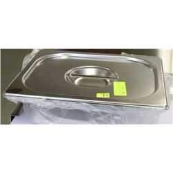 S/S FOOD INSERT HALF SIZE 4" DEEP WITH LID