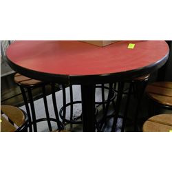 HIGH ROUND BAR TABLE 30"DX43"H