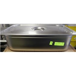 S/S FOOD INSERT FULL SIZE 6" DEEP WITH LID