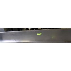 STAINLESS STEEL WALL SHELF - 78" X 9"