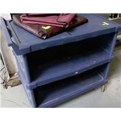 RUBBERMAID BLUE BUS CART