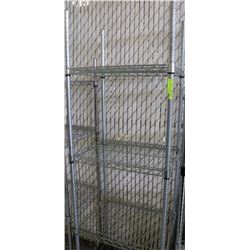 UTILITY RACK - 24" X 18" X 74.5"
