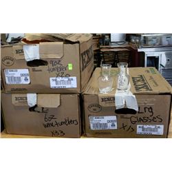 THREE BOXES OF GLASSWARE
