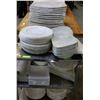Image 1 : LARGE LOT OF WHITE DISHES