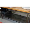 Image 1 : BUTCHER BLOCK PREP TABLE