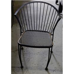WROUGHT IRON PATIO CHAIR