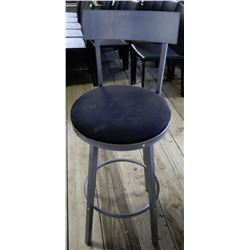GREY & BLACK BAR STOOL