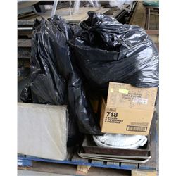 PALLET OF MISC RESTAURANT BAKING PANS, SANDWICH