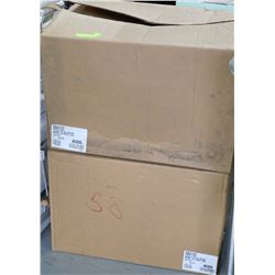 TWO ICE SCULPTURE BASKETS