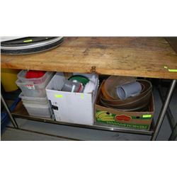 BUTCHER BLOCK PREP TABLE