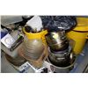 Image 1 : PALLET OF RESTAURANT EQUIPMENT INCLUDING POTS,